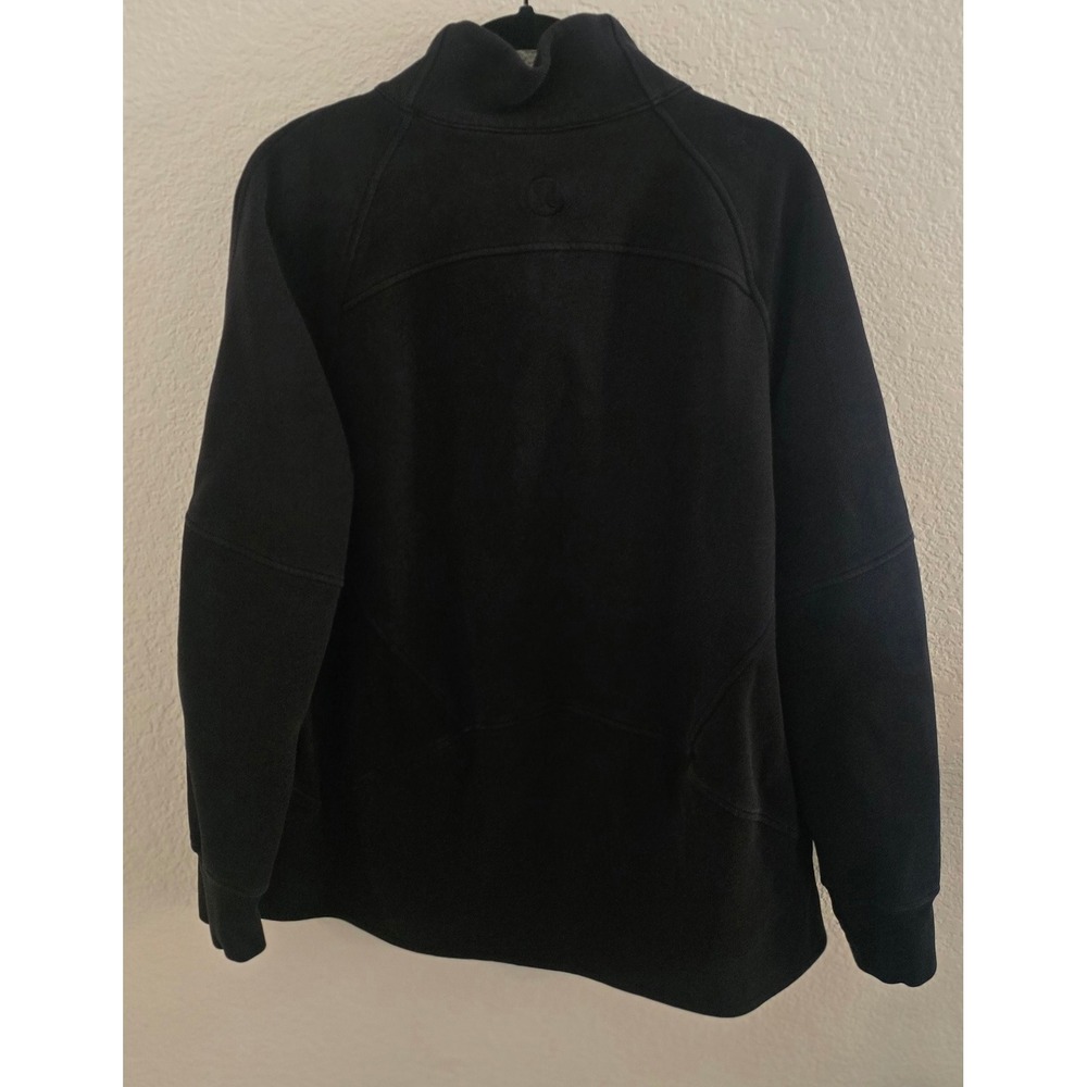 Lululemon Jacket XL/XXL Black Full Zip Relaxed Fit Mock Neck Womens Activewear - Picture 2 of 9